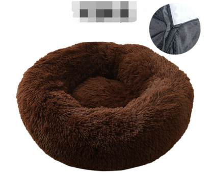 Pet Dog Bed Comfortable Donut Cuddler - Pawfect Wonderland