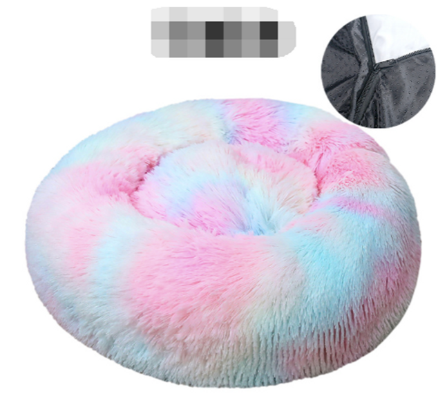 Pet Dog Bed Comfortable Donut Cuddler - Pawfect Wonderland