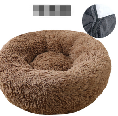 Pet Dog Bed Comfortable Donut Cuddler - Pawfect Wonderland