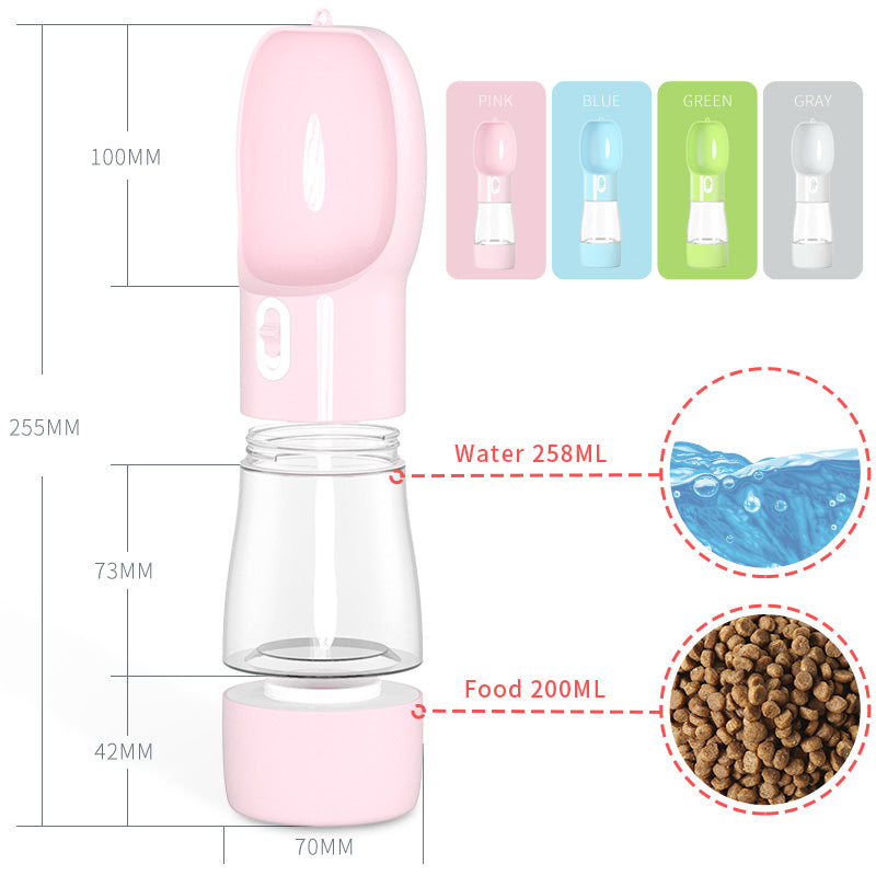 Multifunction Pet Bottle - Pawfect Wonderland